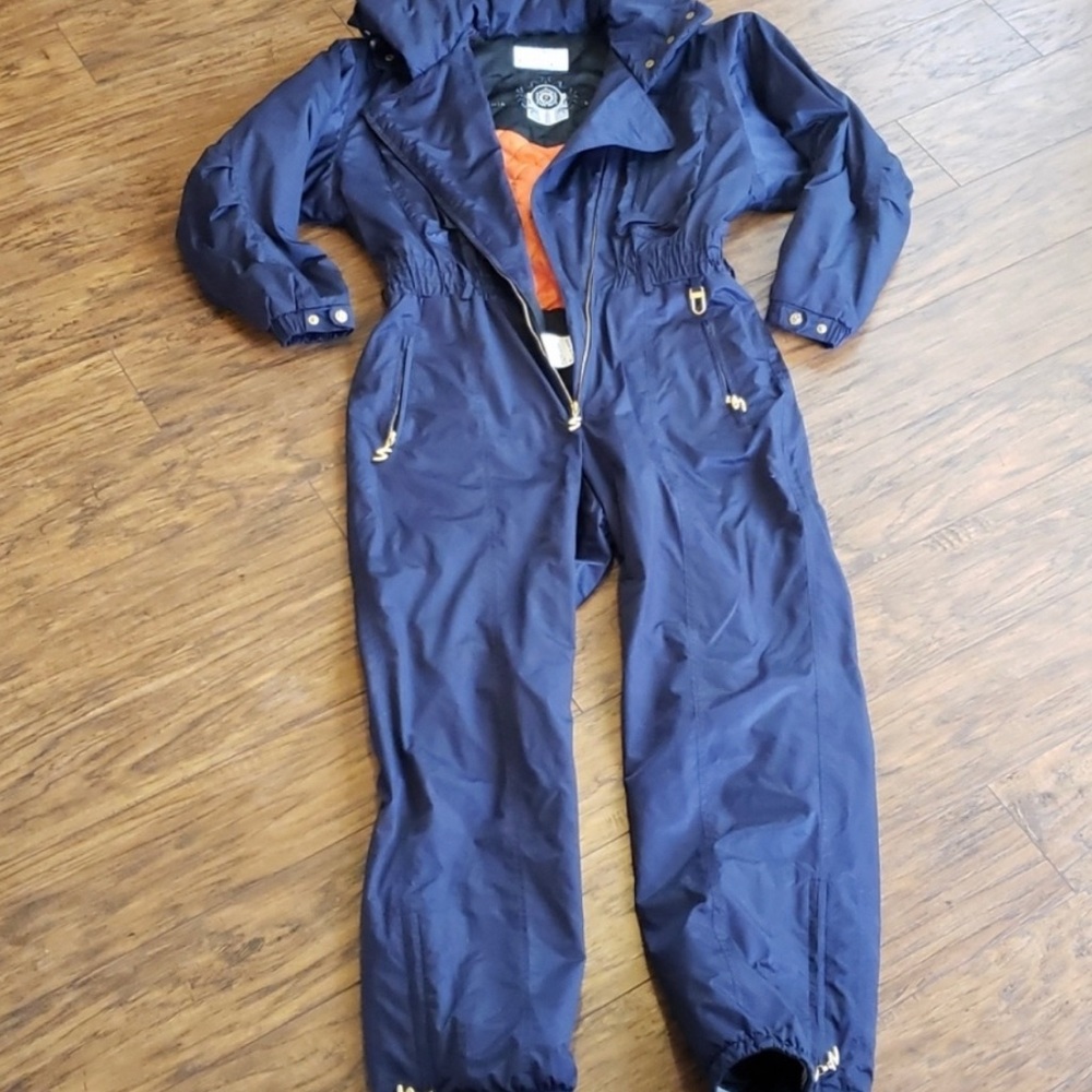 Bogner ski suit navy size 14